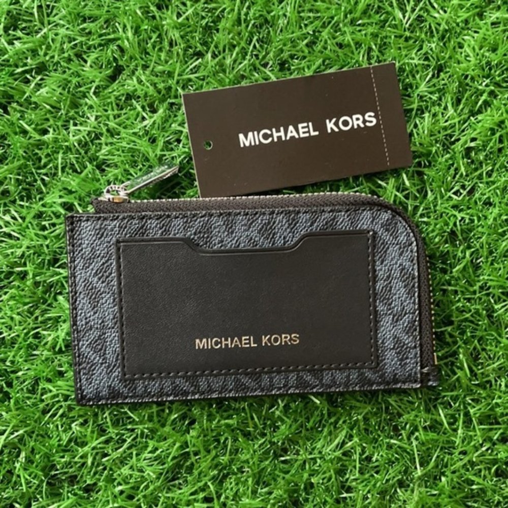 Michael Kors L Zip Mini Wallet Admiral NWT